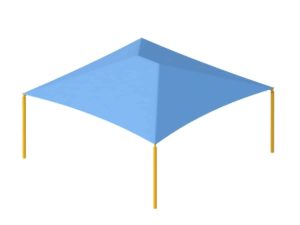 square commercial shade structure 10