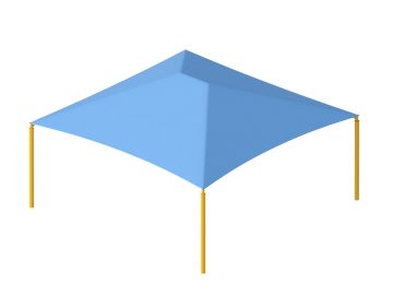 square commercial shade structure 10