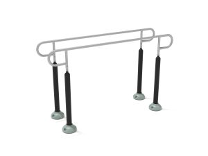 Single Station Parallel Bars Commercial Outdoor Fitness Equipment 4