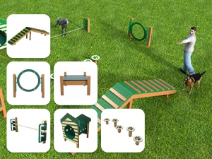 Recycled-Intermediate-Dog-Obstacle-Course-4-Piece-Commercial.Dog-Park-Equipment-4