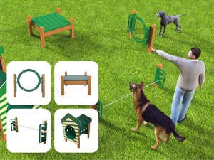 Recycled-Novice-Dog-Obstacle-Course-4-Piece-Commercial.Dog-Park-Equipment-4