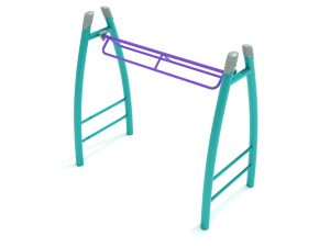 Curved Post Rocker Bar Commercial Playground Overhead Climber
