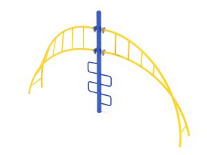 Curved Helix Climbing Ladder Commerical Playground Climber 1