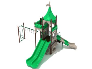 Barons Bounty Castle Themed Commercial Playground Structure 1