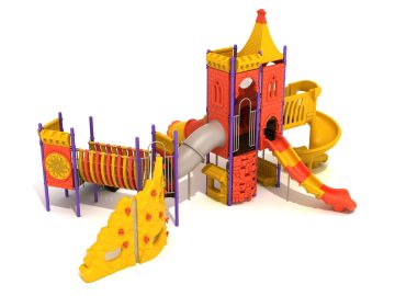 Fortnight Festival Castle Themed Commercial Playground Structure 1