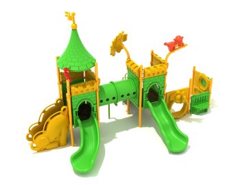 May Day Market Castle Themed Commercial Playground Structure 2