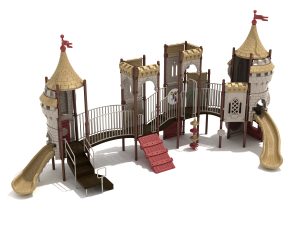 Reeves Rampart Castle Themed Commercial Playground Structure 1