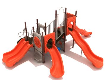 Riders Reach Castle Themed Commercial Playground Structure 2