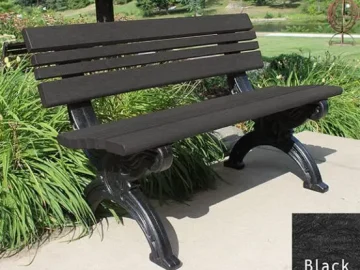 Cambridge 4 Backed Bench Outdoor Site Furniture (8)