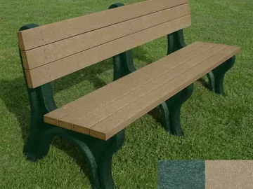Deluxe 6 Backed Bench Outdoor Site Furniture (16)