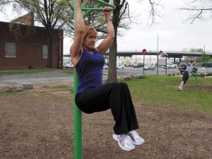 Knee Lift Station Outdoor Fitness Station (2)