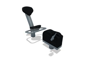 Recumbent Cycle Mount Outdoor Fitness Station