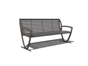 6 Zion with Back with Side Armrests, PortableSurface Mount