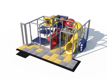 Adventure Avenue indoor playground system 23124 (1)
