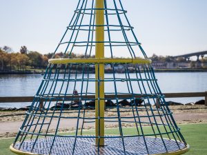 Ascend Web Whirl commercial playground climber