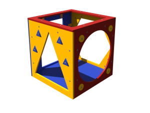 Literacy Cube Commercial Playground System