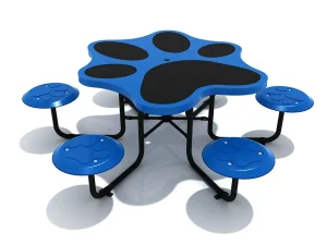 paw-print-table-dog-park-equipment-blue