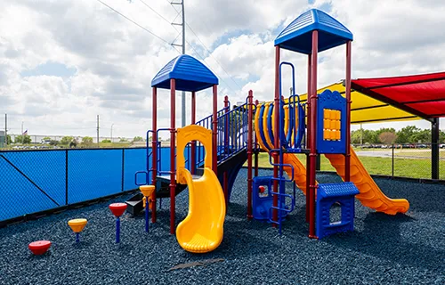 Rubber Playground Mulch Safety Surfacing