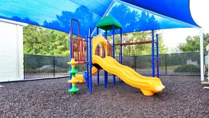 Playground Shade Surfacing and Site Amenities for Church